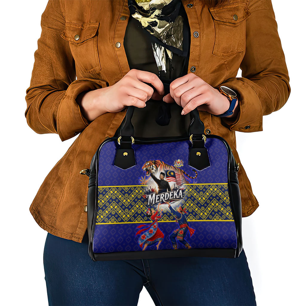 Malaysia Merdeka Independence Day Shoulder Handbag Patriotic Flag Crescent Moon Star Cultural