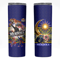 Malaysia Merdeka Independence Day Skinny Tumbler Patriotic Flag Crescent Moon Star Cultural