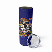 Malaysia Merdeka Independence Day Skinny Tumbler Patriotic Flag Crescent Moon Star Cultural