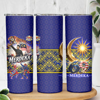 Malaysia Merdeka Independence Day Skinny Tumbler Patriotic Flag Crescent Moon Star Cultural