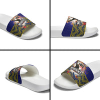 Malaysia Merdeka Independence Day Slide Sandals Patriotic Flag Crescent Moon Star Cultural