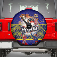 Malaysia Merdeka Independence Day Spare Tire Cover Patriotic Flag Crescent Moon Star Cultural