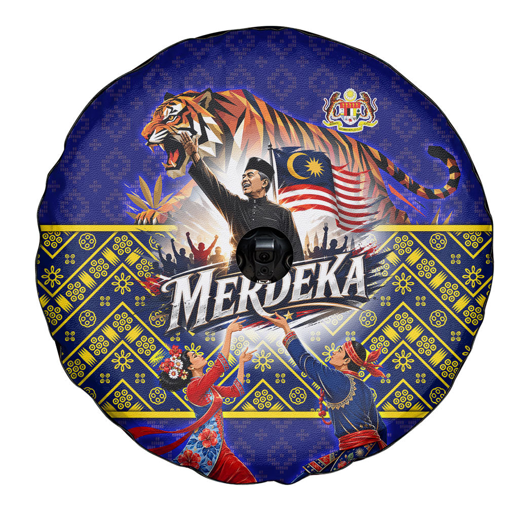Malaysia Merdeka Independence Day Spare Tire Cover Patriotic Flag Crescent Moon Star Cultural