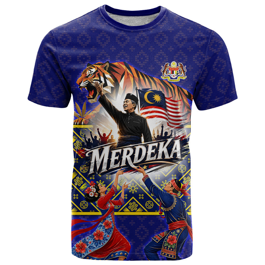 Malaysia Merdeka Independence Day T Shirt Patriotic Flag Crescent Moon Star Cultural