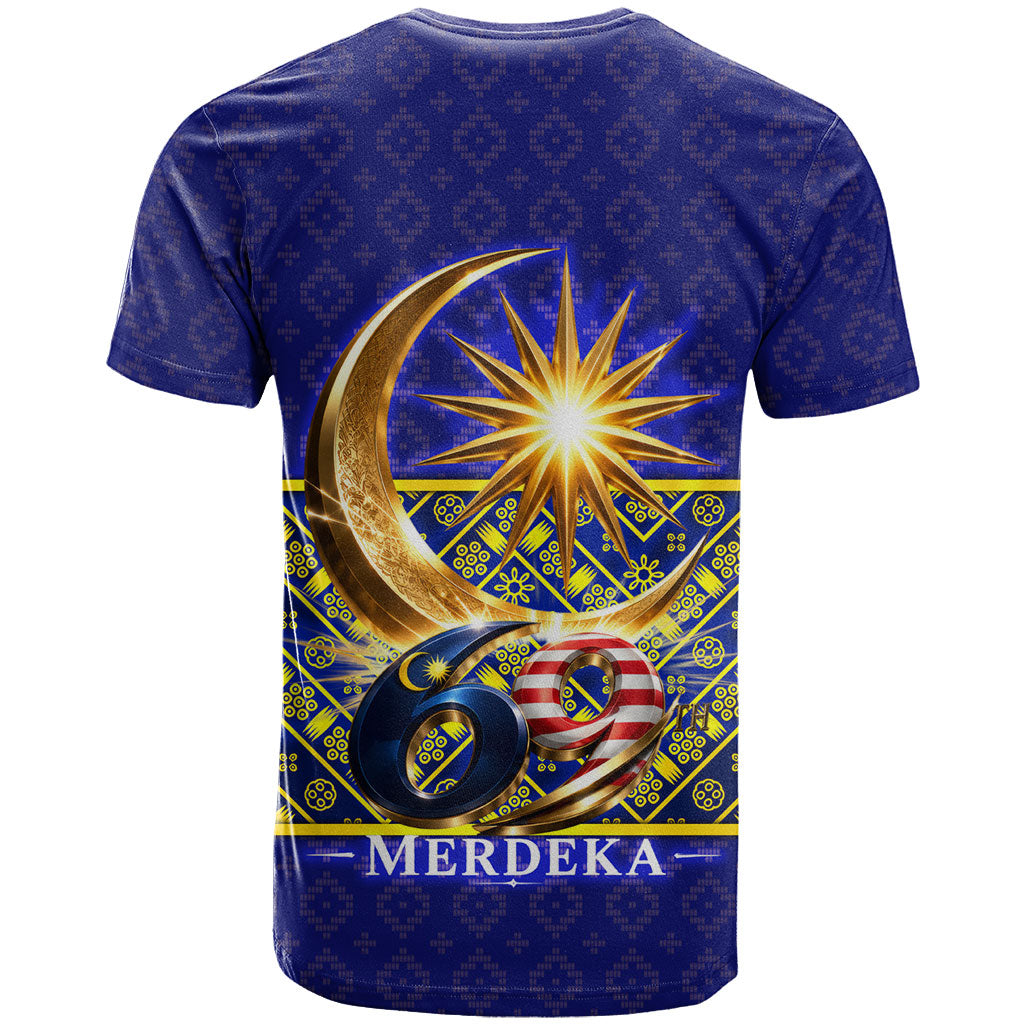 Malaysia Merdeka Independence Day T Shirt Patriotic Flag Crescent Moon Star Cultural