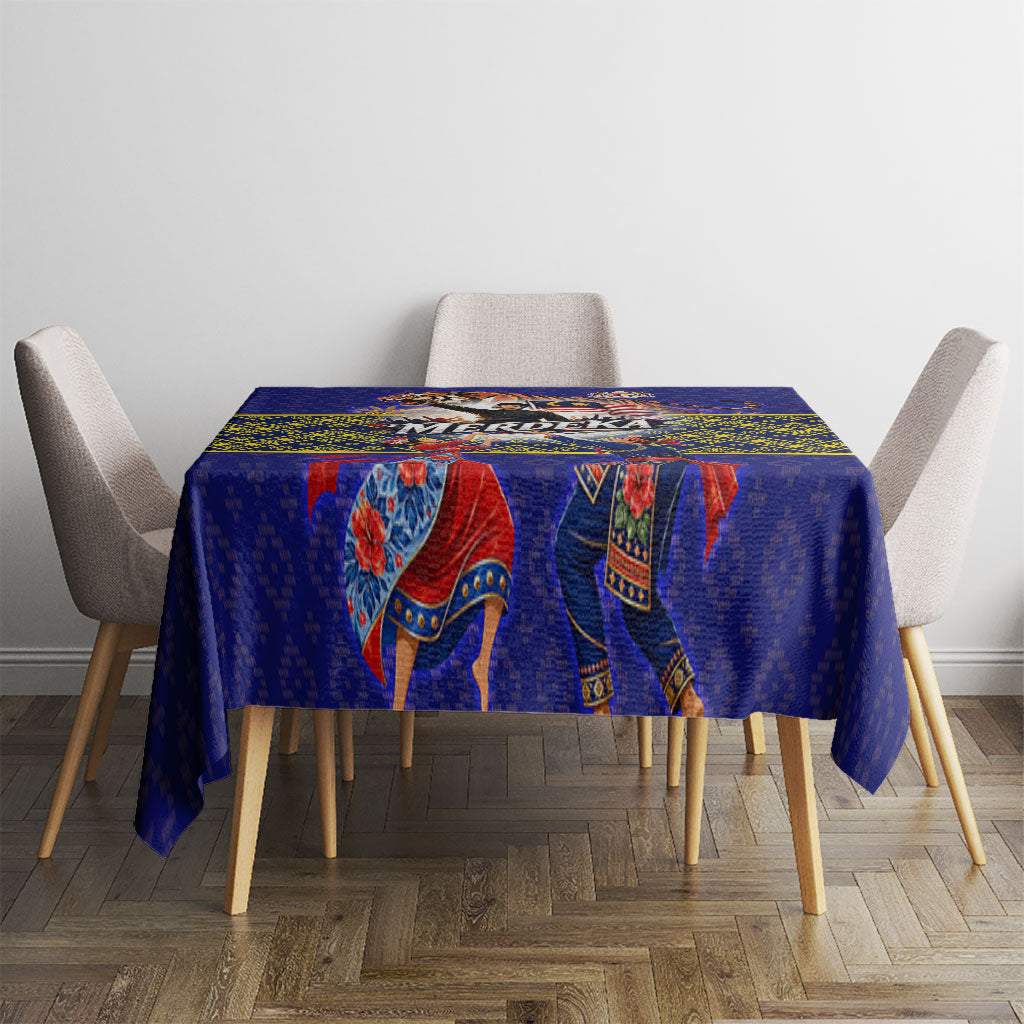 Malaysia Merdeka Independence Day Tablecloth Patriotic Flag Crescent Moon Star Cultural