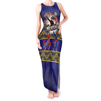 Malaysia Merdeka Independence Day Tank Maxi Dress Patriotic Flag Crescent Moon Star Cultural