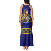 Malaysia Merdeka Independence Day Tank Maxi Dress Patriotic Flag Crescent Moon Star Cultural