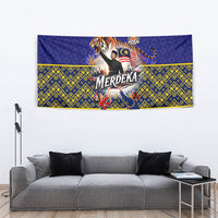 Malaysia Merdeka Independence Day Tapestry Patriotic Flag Crescent Moon Star Cultural