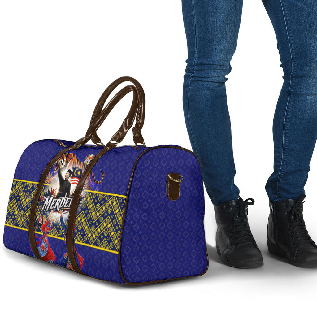 Malaysia Merdeka Independence Day Travel Bag Patriotic Flag Crescent Moon Star Cultural