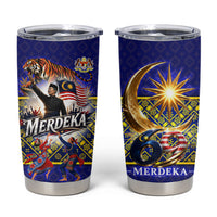 Malaysia Merdeka Independence Day Tumbler Cup Patriotic Flag Crescent Moon Star Cultural