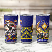 Malaysia Merdeka Independence Day Tumbler Cup Patriotic Flag Crescent Moon Star Cultural