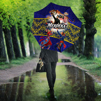 Malaysia Merdeka Independence Day Umbrella Patriotic Flag Crescent Moon Star Cultural