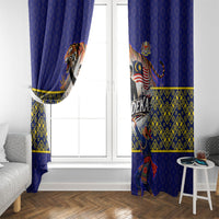 Malaysia Merdeka Independence Day Window Curtain Patriotic Flag Crescent Moon Star Cultural