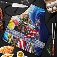 Malaysia Merdeka Independence Day Apron Patriotic Twin Towers Soldier National Flower Graphic