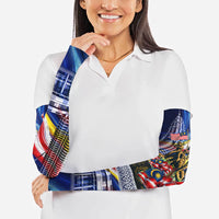 Malaysia Merdeka Independence Day Arm Sleeves Patriotic Twin Towers Soldier National Flower Graphic