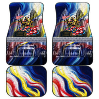 Malaysia Merdeka Independence Day Car Mats Patriotic Twin Towers Soldier National Flower Graphic