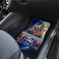Malaysia Merdeka Independence Day Car Mats Patriotic Twin Towers Soldier National Flower Graphic