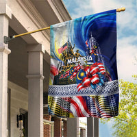 Malaysia Merdeka Independence Day Garden Flag Patriotic Twin Towers Soldier National Flower Graphic