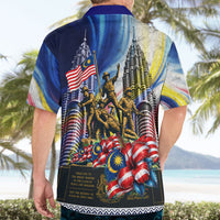 Malaysia Merdeka Independence Day Hawaiian Shirt Patriotic Twin Towers Soldier National Flower Graphic