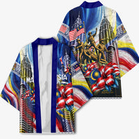 Malaysia Merdeka Independence Day Kimono Patriotic Twin Towers Soldier National Flower Graphic