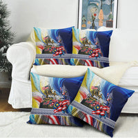 Malaysia Merdeka Independence Day Pillow Cover Patriotic Twin Towers Soldier National Flower Graphic