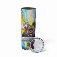 Malaysia Merdeka Independence Day Skinny Tumbler Patriotic Twin Towers Soldier National Flower Graphic