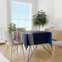 Malaysia Merdeka Independence Day Tablecloth Patriotic Twin Towers Soldier National Flower Graphic