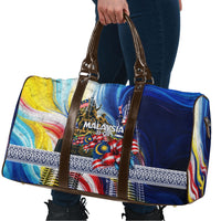 Malaysia Merdeka Independence Day Travel Bag Patriotic Twin Towers Soldier National Flower Graphic