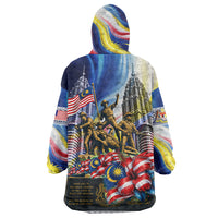 Malaysia Merdeka Independence Day Wearable Blanket Hoodie Patriotic Twin Towers Soldier National Flower Graphic