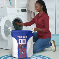 Personalized Haiti Football Eagle Champions Laundry Basket Les Grenadiers Soccer Trophy 2026 Heritage Flag
