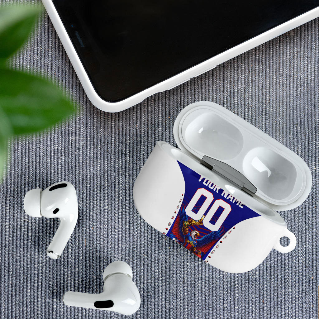 Personalized Haiti Football Eagle Champions AirPods Case Les Grenadiers Soccer Trophy 2026 Heritage Flag