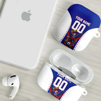 Personalized Haiti Football Eagle Champions AirPods Case Les Grenadiers Soccer Trophy 2026 Heritage Flag