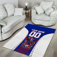 Personalized Haiti Football Eagle Champions Area Rug Les Grenadiers Soccer Trophy 2026 Heritage Flag