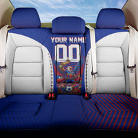 Personalized Haiti Football Eagle Champions Back Car Seat Cover Les Grenadiers Soccer Trophy 2026 Heritage Flag