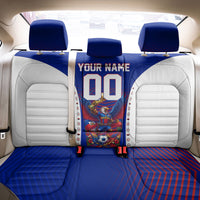 Personalized Haiti Football Eagle Champions Back Car Seat Cover Les Grenadiers Soccer Trophy 2026 Heritage Flag