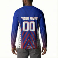 Personalized Haiti Football Eagle Champions Button Sweatshirt Les Grenadiers Soccer Trophy 2026 Heritage Flag