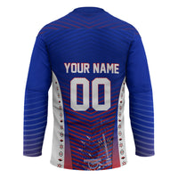 Personalized Haiti Football Eagle Champions Hockey Jersey Les Grenadiers Soccer Trophy 2026 Heritage Flag
