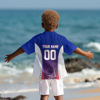 Personalized Haiti Football Eagle Champions Kid Hawaiian Shirt Les Grenadiers Soccer Trophy 2026 Heritage Flag