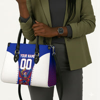 Personalized Haiti Football Eagle Champions Leather Bag Les Grenadiers Soccer Trophy 2026 Heritage Flag
