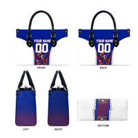 Personalized Haiti Football Eagle Champions Leather Bag Les Grenadiers Soccer Trophy 2026 Heritage Flag