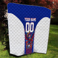 Personalized Haiti Football Eagle Champions Quilt Les Grenadiers Soccer Trophy 2026 Heritage Flag