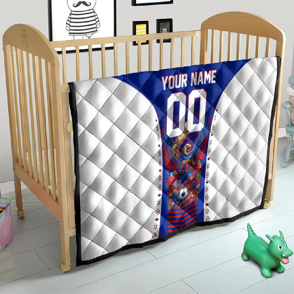 Personalized Haiti Football Eagle Champions Quilt Les Grenadiers Soccer Trophy 2026 Heritage Flag