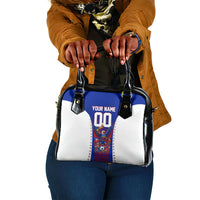 Personalized Haiti Football Eagle Champions Shoulder Handbag Les Grenadiers Soccer Trophy 2026 Heritage Flag