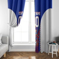 Personalized Haiti Football Eagle Champions Window Curtain Les Grenadiers Soccer Trophy 2026 Heritage Flag