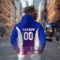 Personalized Haiti Football Eagle Champions Zip Hoodie Les Grenadiers Soccer Trophy 2026 Heritage Flag