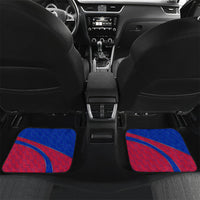 Personalized Haiti Soccer Les Grenadiers Car Mats Championship Football 2026 Trophy Haitian Flag Map