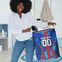 Personalized Les Grenadiers Haiti Football Laundry Basket Eagle Champions Trophy Heritage