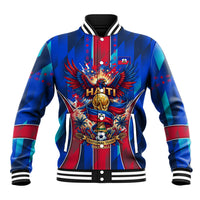 Personalized Les Grenadiers Haiti Football Baseball Jacket Eagle Champions Trophy Heritage