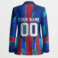 Personalized Les Grenadiers Haiti Football Blazer Eagle Champions Trophy Heritage